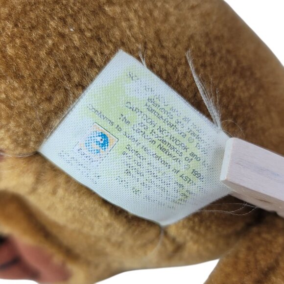 Cartoon Network Scooby Doo Plush Stuffed Brown 11" Smiling Collar Vintage 1998 - Picture 10 of 12